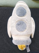 Pluszowa fluorescencyjna poduszka rakieta 