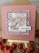 KARTKA ŚWIĄTECZNA handmade w kopercie - personalizowana, ręcznie robiona