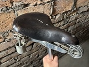 Siodełko skórzane holenderskie Lepper Primus, używane, stan BDB