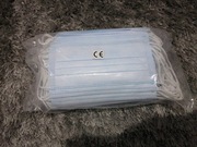 Maseczki jednorazowe 3warstwowe 50 sztuk