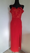 Czerwona sukienka wieczorowa nowa XS