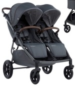 Wózek bliźniaczy Mast Twin X koła HP regulowana rączka folia moskitiera