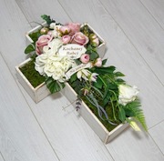 KOMPOZYCJA NAGROBNA STROIK NA POMNIK CMENTARZ GRÓB