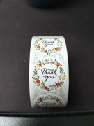 Naklejki "Thank You" około 200 sztuk