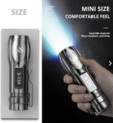 ALUMINIOWA MINI LATARKA LED G3 +  KABEL USB 