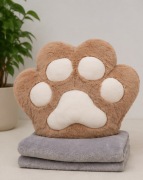 Poduszka łapka Pusheen Poduszka z kocykiem 3w1 poduszka kocia łapka