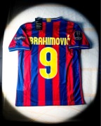 (S) Zlatan Ibrahimović 9 FC Barcelona 2009/2010 Nowa Jersey Domowa Koszulka