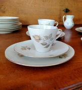 Zestaw porcelany Winterling filiżanki róże