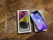 Telefon iPhone 14 128GB Biały - 93% Baterii Pudełko Etui Oryginał!