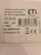 Bezpiecznik topikowy 16A 