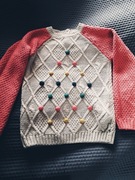 Sweter Waikiki r.134-140 gratis H&M t-shirt