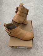 Trzewiki skórzane ZARA