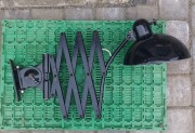 Lampa Kaiser Idell nożycowa lata 20-30