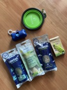 Zestaw gryzaki kości dla psa Baltica kleszczołapki miska podróżna