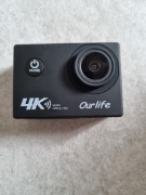 Kamerka sportowa Ourlife 4K karta 64gb