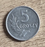 5 groszy 1962 rok. Stan jak na zdjęciach.