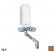 Ogrzewacz wody DAFI 3,7 kW (230V) z baterią chrom