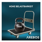 Wózek platformowy transportowy Arebos składany do 300 kg