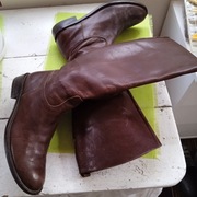 F&F sliczne czekoladowe kozaki  38