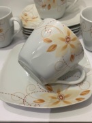 DOMESTIC by MASER filiżanki i podstawki 5 zestawów