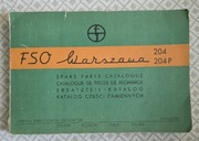 Katalog części FSO Warszawa 204/204P