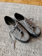 SUPERGA Buty Damskie Skórzane 36 Czarno-Szare Stan DB