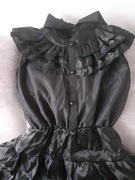 Sukienka Wednesday strój, przebranie dla dziewczynki