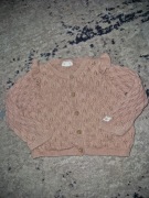 Sweterek ażurkowy,rozpinany newbie 68