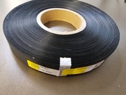 Taśma satynowa czarna 25x200 