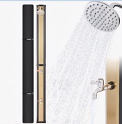 Prysznic solarny 35 l czarno-złoty Arebos 