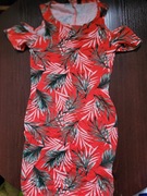 New Look 915 generation sukienka palmy odkryte ramiona 10 lat jak za darmo 