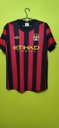 Koszulka t-shirt vintage umbro piłkarski zespołu Manchester city 2011/12