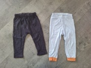2 pary spodni od piżamy chłopięce H&M r.86 cm