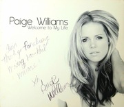 Paige Williams – Welcome To My Life (CD, 2008, AUTOGRAF?)