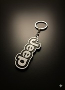 Brelok Jeep - Carbon Look