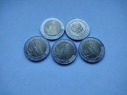 5x Moneta 5 zł Zamek w Mosznej mennicze z worka unc