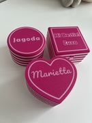 Pudełko IMIĘ Hi Bestie | Prezent na Walentynki Urodziny | Organizer