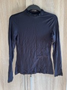 Even&odd petite bluzka koszulka czarna koronka S