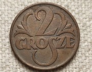 II RP 2 grosze 1939 r. GG Piękna