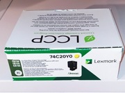 Toner Lexmark 74C20Y0 nowy, otwarte pudełko