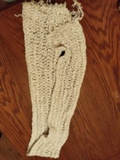 Śliczny szalik biały 