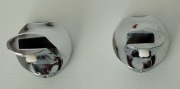 Kpl stalowych wsporników  do PÓŁKI,szklanej 6mm  CHROM  DESIGN