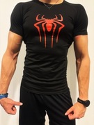 Koszulka Spiderman na siłownię, do biegania, sportowa.