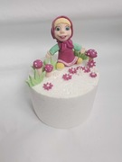 Figurki z masy cukrowej masza i niedźwiedź  ręcznie robione na zamówienie 