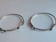 Para Bransoletek Srebrnych PRL | AGAT KŁODZKO | Kultowe "Węzły" |