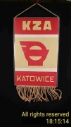 Proporczyk NIEUŻYWANY - 1982 KZA Katowice / Wisła Czarne XII Besk. Lato
