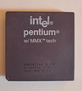 Intel Pentium MMX 166MHz A80503166 Socket 7 procesor RETRO