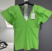 Tommy Hilfiger bluzka zielony Relaxed Fit EUR 36