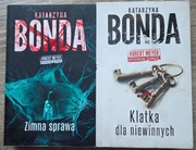 Ksiązki Katarzyna Bonda 2 szt - Zimna sprawa, Klatka dla naiwnych