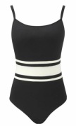 czarny sportowy kostium kąpielowy Freya Active racer ze stanikiem 30G 65H